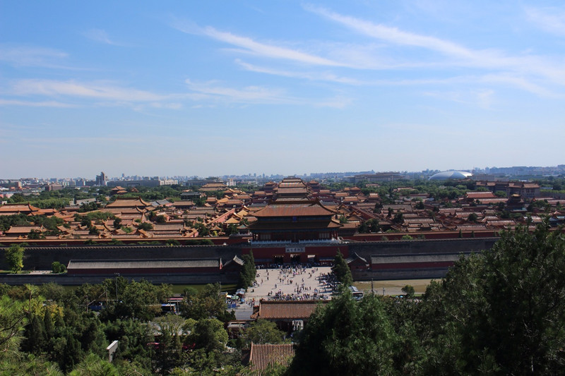 Forbidden City from park