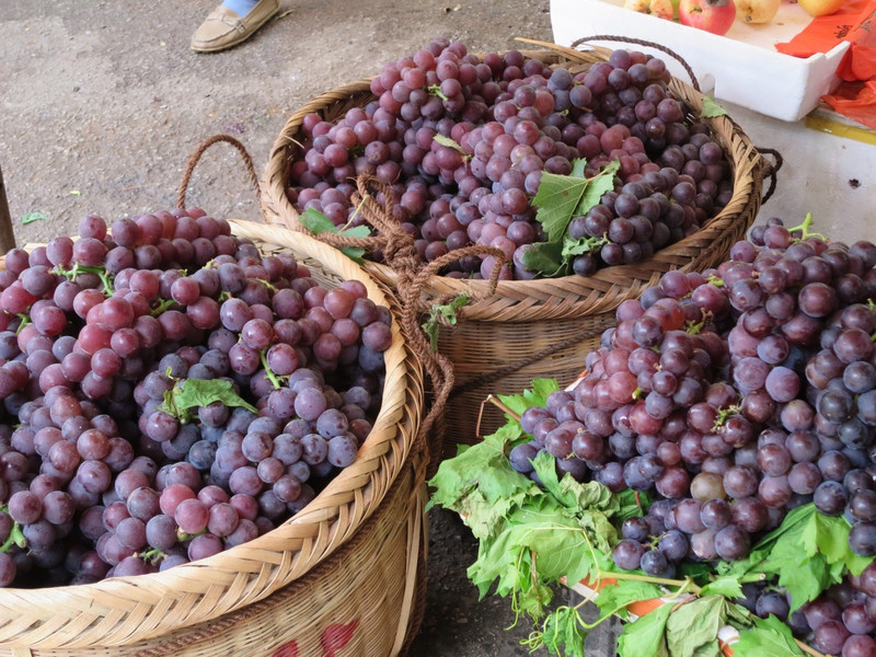Lots of grapes for sale here