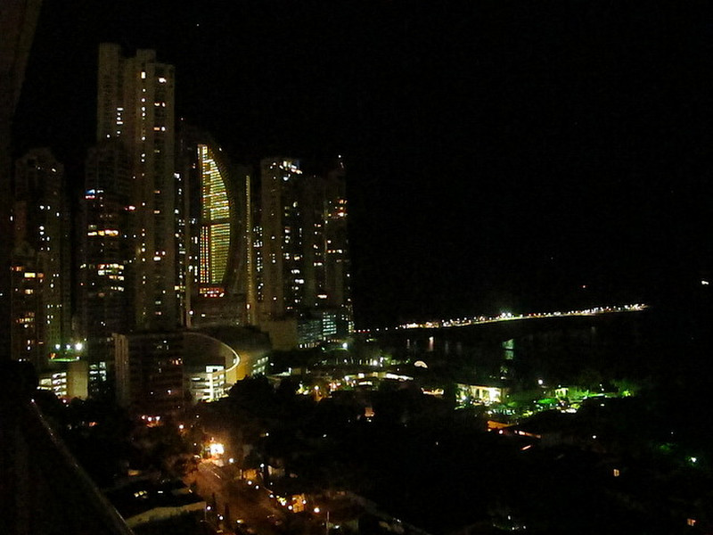 night lights of Panama City