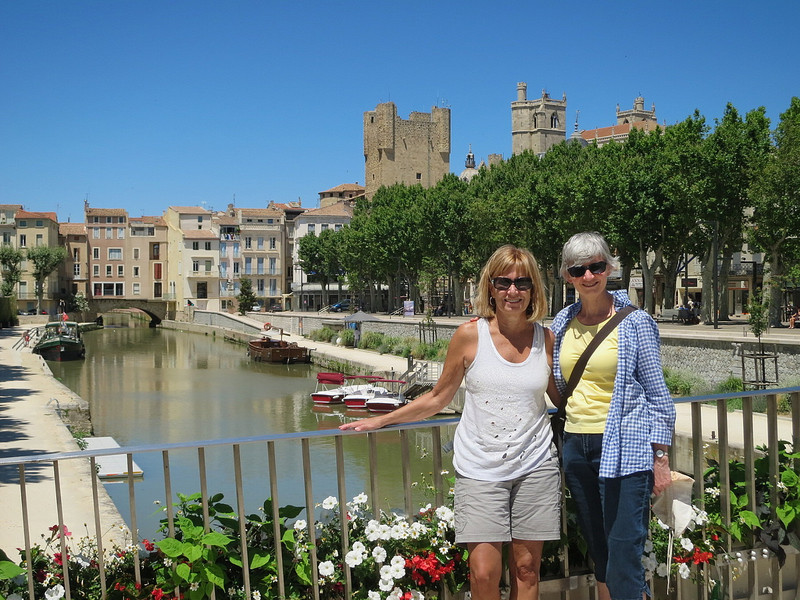 Sonya and Pat by Canal de la Robine