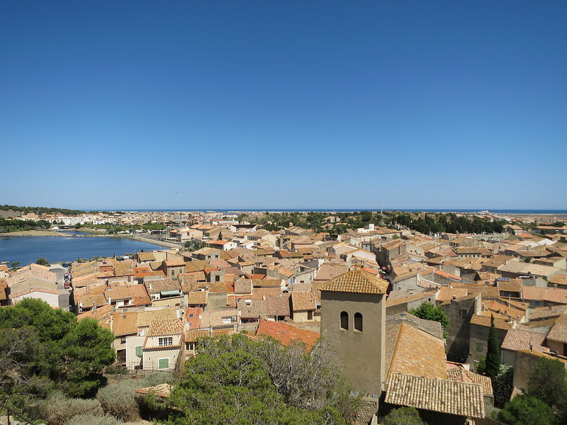 View of Gruissan from tower.