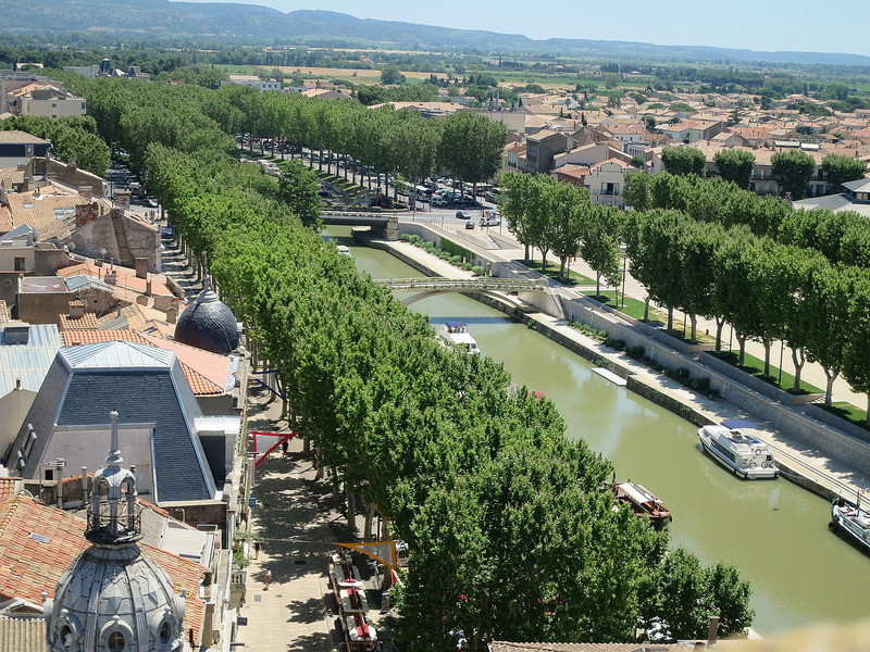 Canal de la Robine from the tower