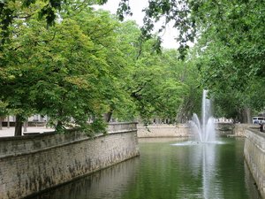 Entrance to Jardins de la Fontaine 