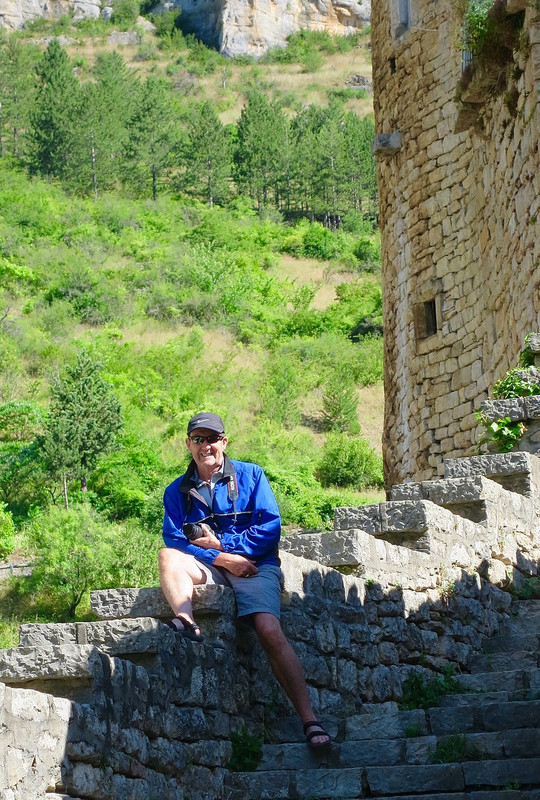 Jim on a medieval wall