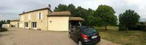 Our home in the Bordeaux area.
