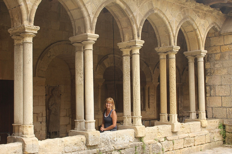 At the cloister at St. Emilion 