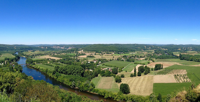 View of Dordogne from Domme