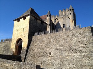 Entrance to Beynac Castle 