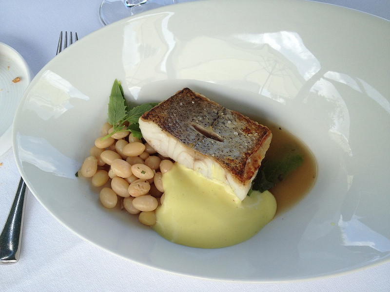 Cod fish and white beans