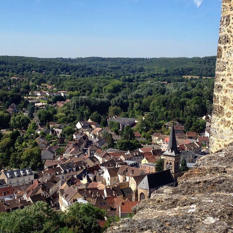 Chevreuse from the castle 