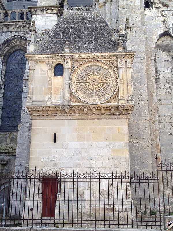 Ancient sun shaped clock