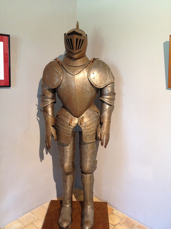 A suit of armour 
