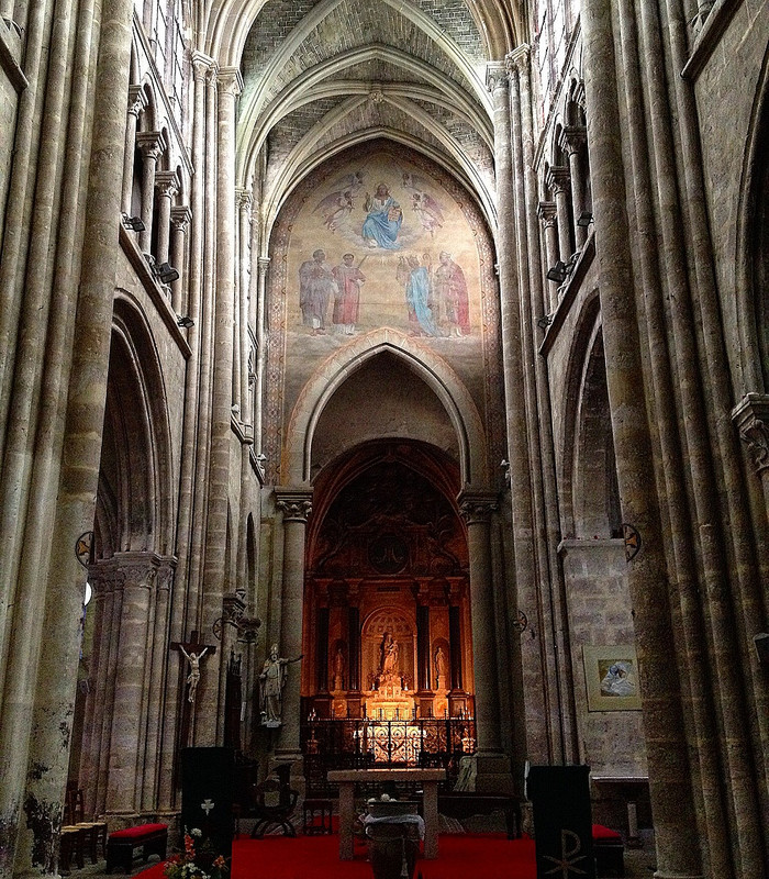 Inside Saint-Germain church