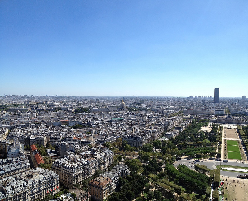 Paris from the second floor