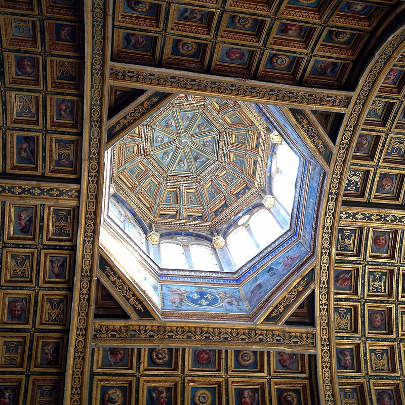 Chapel dome and ceiling