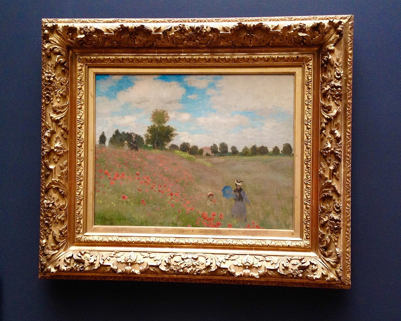 Monet&#39;s &quot;Poppy field near Argenteuil&quot;