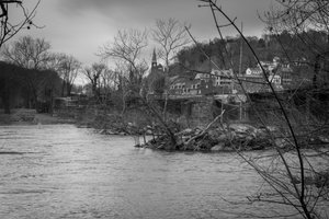 Harpers Ferry viewed from across the Potomac