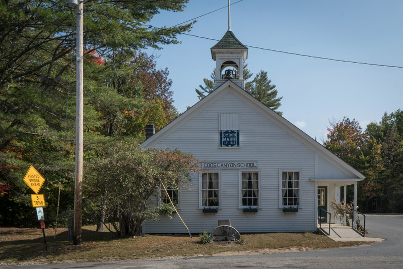 School at Coos Canyon (in Byron ME)