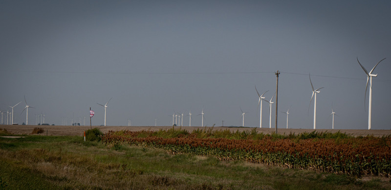 Wind energy outside Dodge City, KS