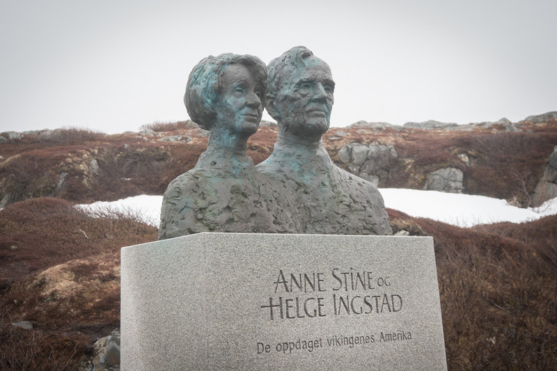 Anne Stine and Helge Ingstad, who discovered the settlement