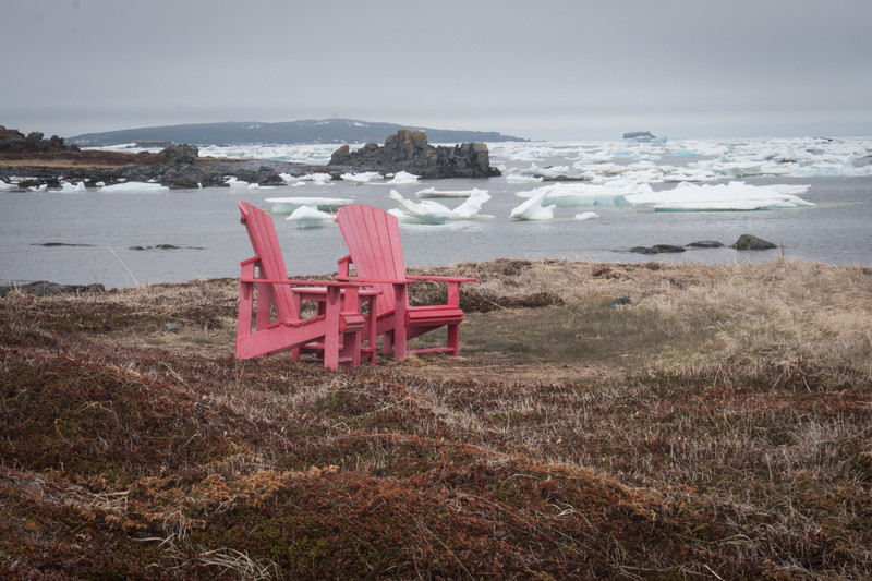 Newfoundlanders like to sit and look at the ice, I think.