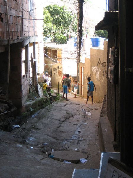Walking through the Favela...