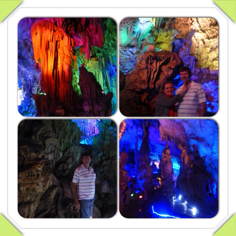The lighting in the cave..perfect for tourists