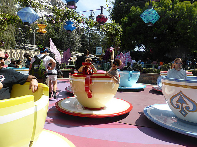 Mad Hatters in the tea cups