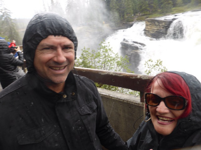 Wet weather gear at the falls