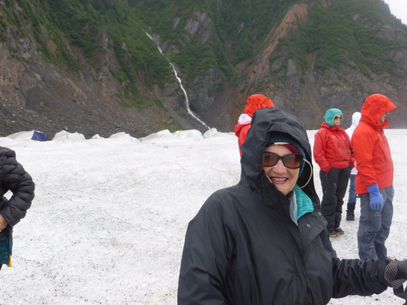 Very chilly on the glacier