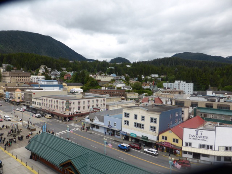 Ketchikan to the left