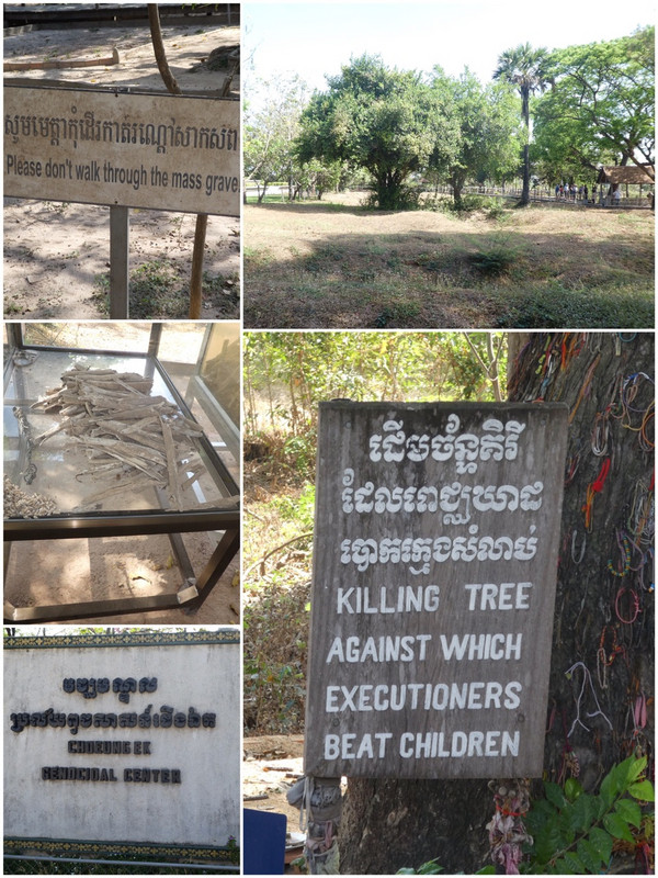 Visiting the Killing Fields.