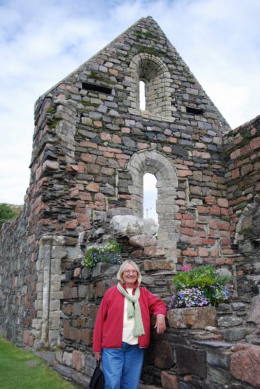 Stacy at the Iona nunnery