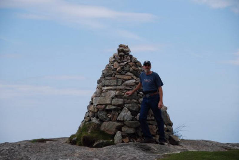 me at the top of Iona
