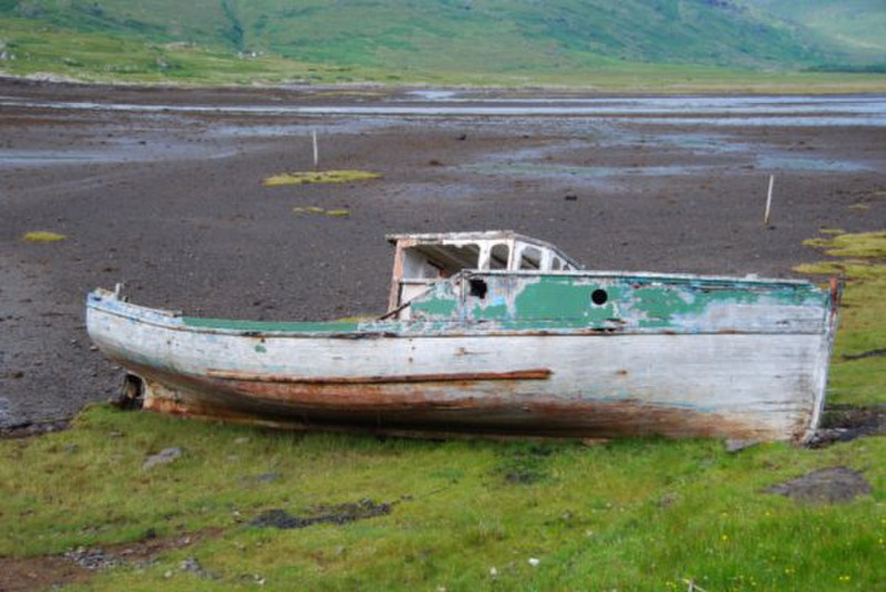 old boat, Pennyghael
