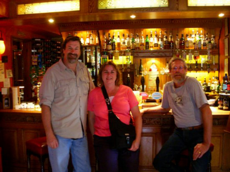 Mike, Anne and I at another pub