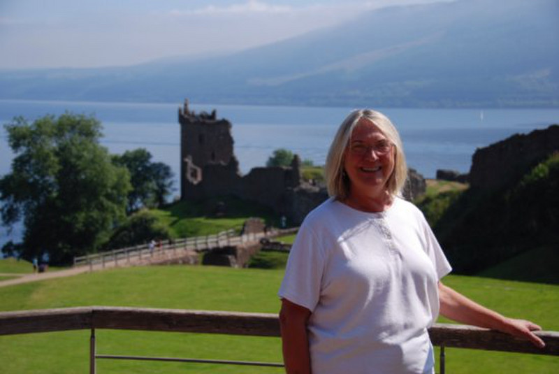 Stacy at Urquhart  Castle