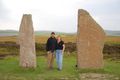 Mike and Anne at the standing stones