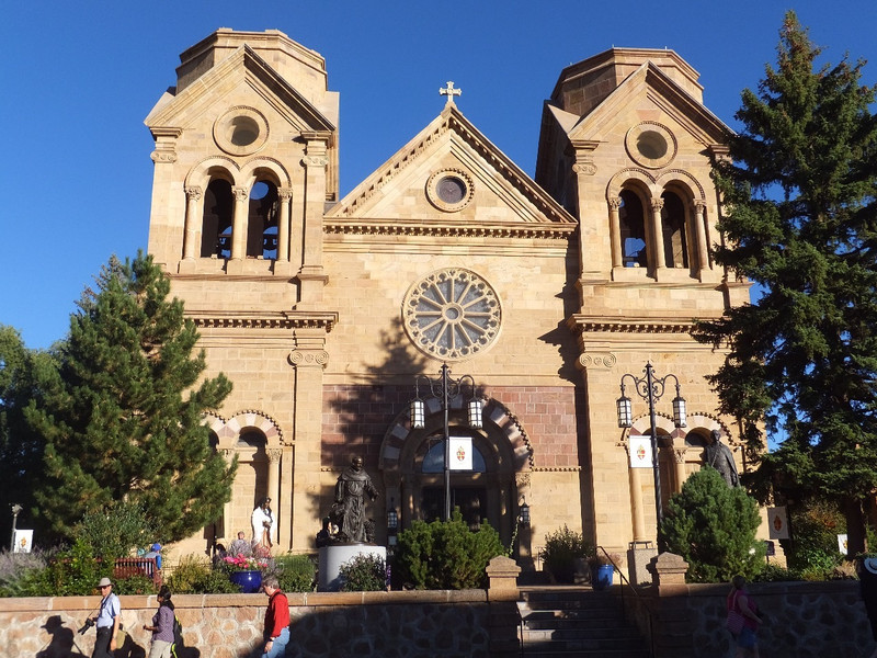 The front of the Cathedral