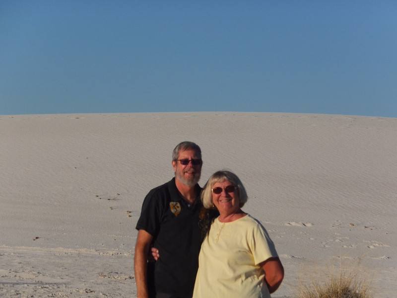 Stacy and I at White Sands
