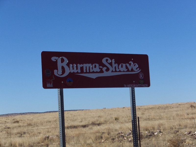 Old Burma Shave sign