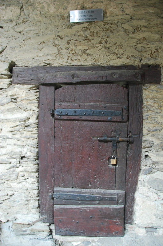 Door in Marksburg Castle.