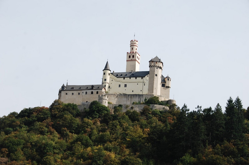 The Marksburg Castle from our ship.