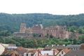 Heidelberg Castle from the river.