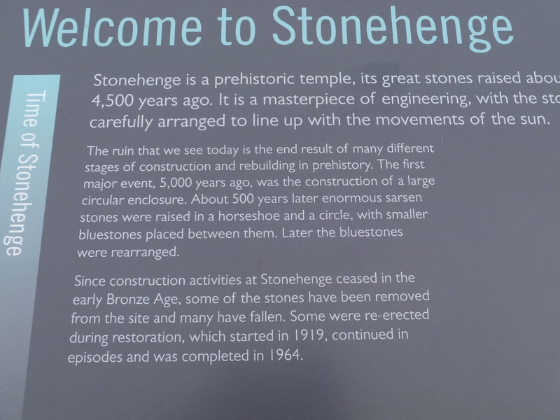 Stonehenge sign