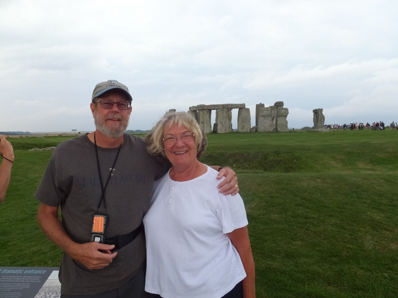 Stacy and I at Stonehenge