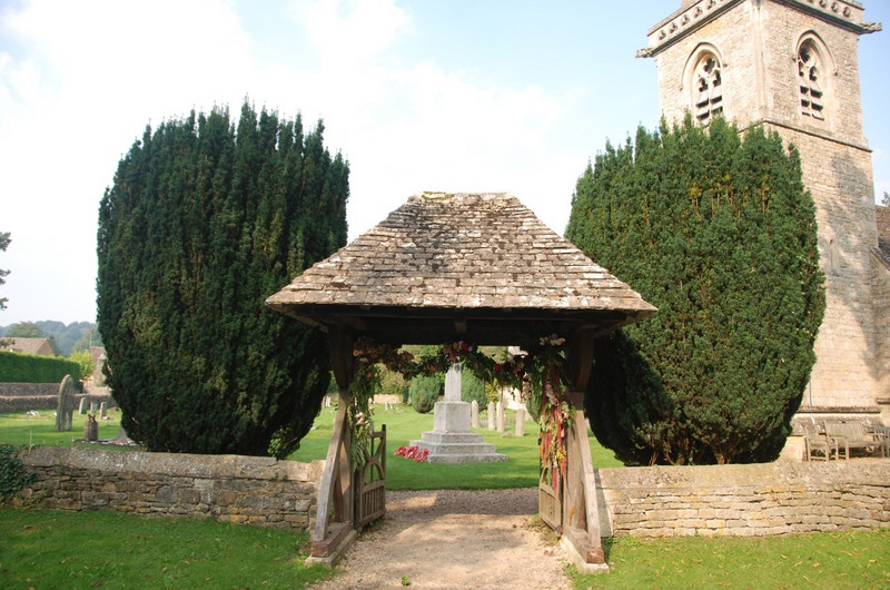 Entrance to church, Lower Slaughter