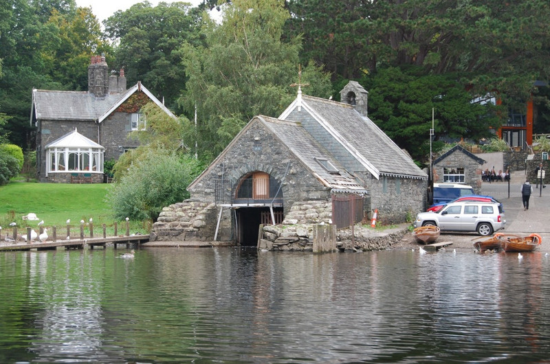 The boathouse on Derwentwater