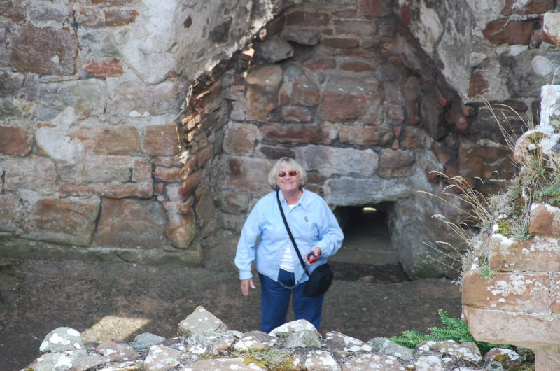 Stacy at Brougham Castle