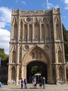A city gate in Bury St. Edmunds